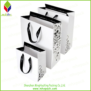 Promotion White Packing Paper Travel Bag 