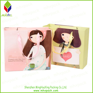 Sweet Printing Paper Packing Fashion Shopping Bag