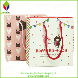 Cute Printing Gift Packaging Paper Bag