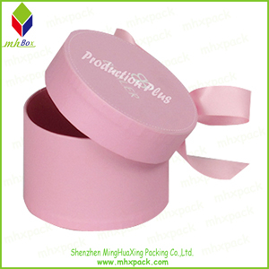 Pink Printing Paper Round Packing Ring Box