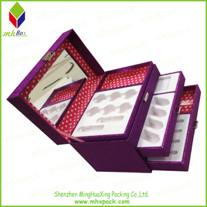 Storage Cosmetic Paper Gift Box with Slide Open