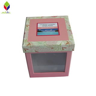 Custom Square Lid and Base Box Candle Gift Packaigng Box
