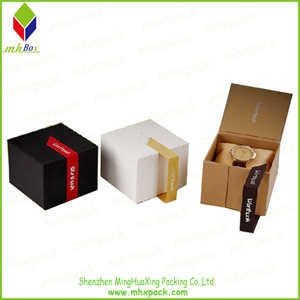 High-End Rigid Paper Gift Packaging Watch Box