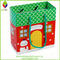 Promotion Christmas Paper Shopping Bag with Snow Printing 