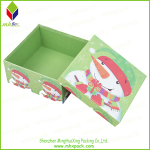 Colored Rigid Paper Christmas Gift Box