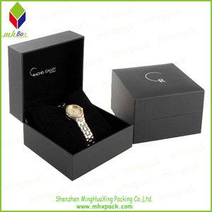 Foldable Rigid Paper Jewelry Box for Watch