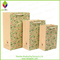 Flower Printing Kraft Paper Shopping Bag