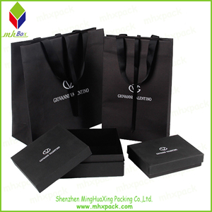 set Cosmetic Packaging Paper Gift Shopping Bag